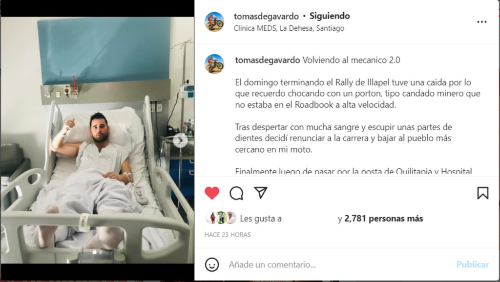 Exitosa cirugía a Tomás de Gavardo